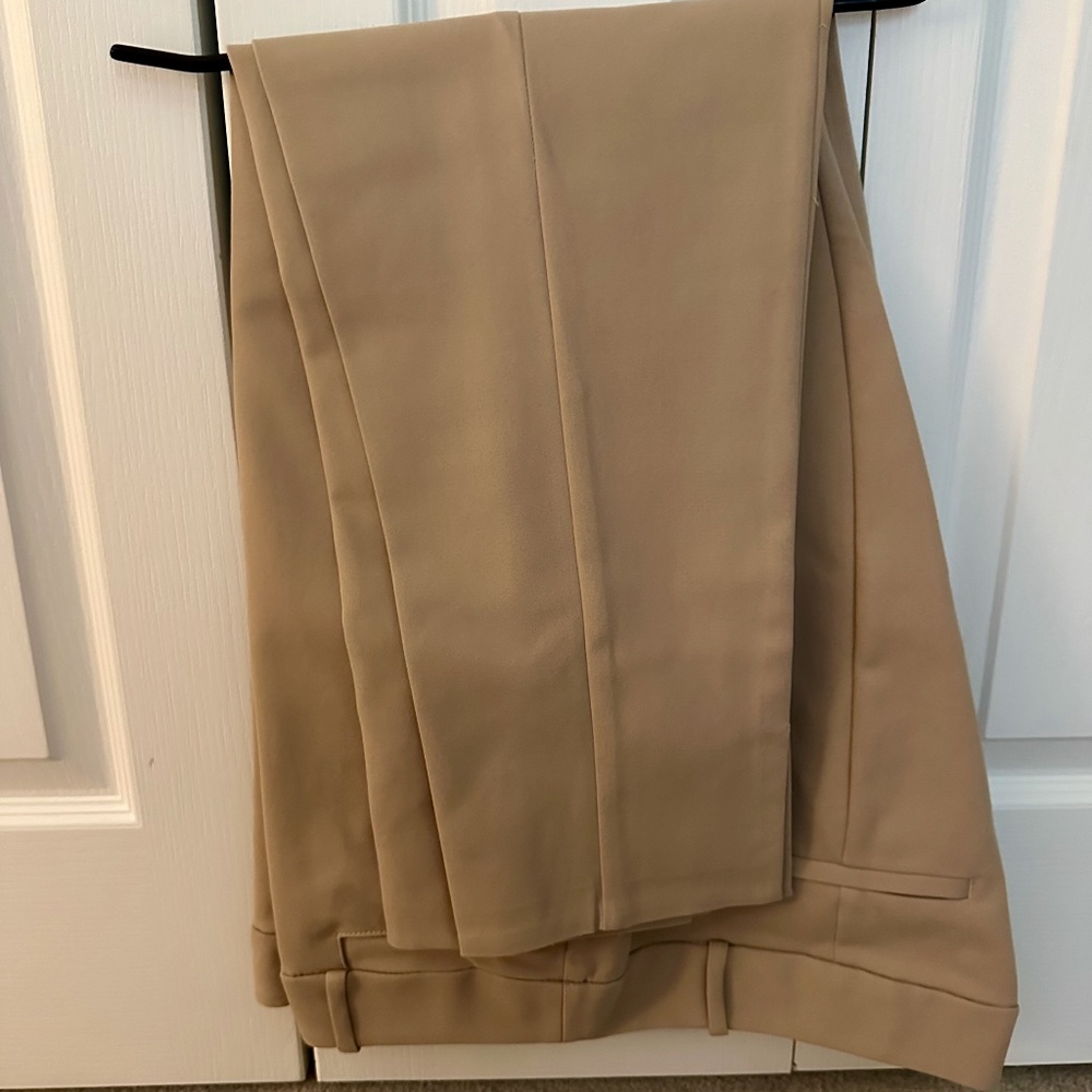 Loft Tan Curvy Dress Pants